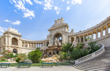Fototapeta na wymiar Palais Longchamp in Marseille, France