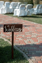 Obraz premium wedding board