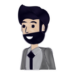 cartoon businessman icon