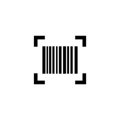 Smartphone Scanning Barcode. Flat Vector Icon illustration. Simple black symbol on white background. Smartphone Scanning Barcode sign design template for web and mobile UI element