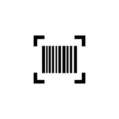 Smartphone Scanning Barcode. Flat Vector Icon illustration. Simple black symbol on white background. Smartphone Scanning Barcode sign design template for web and mobile UI element