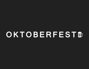 The word Oktoberfest