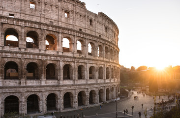 Fototapeta na wymiar Colosseum building