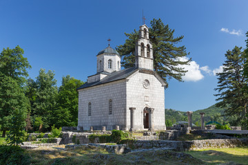 The Cipur church, in Cetinje, Montenegro