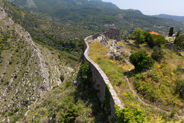 Fototapeta na wymiar Ruins of Stari Bar, in Montenegro