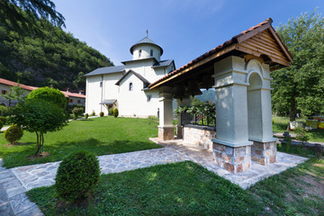 Moraca Monastery, n Kolasin, Montenegro.