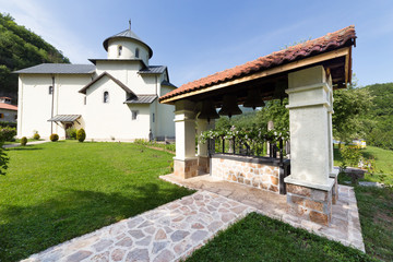 Moraca Monastery, n Kolasin, Montenegro.