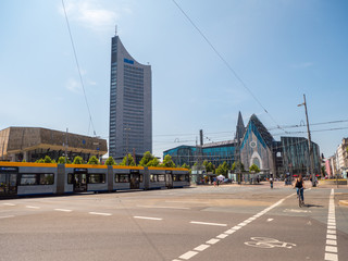 Panorama von Leipziger Innenstadt