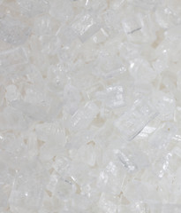 White granulated sugar as a background