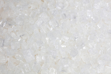 White granulated sugar as a background