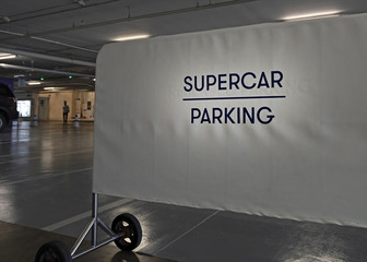 Privilege in Thailand is still entertained, parking in a shopping mall for the rich and famous...
