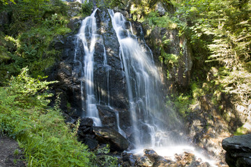 Gehard waterfall in Vosges France   © jefwod