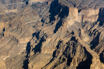 View of Jebel Shams in Oman