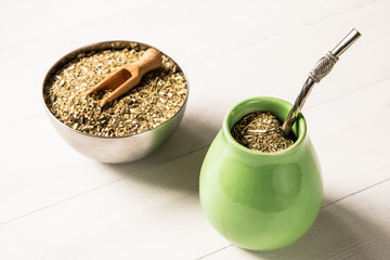 yerba mate drink