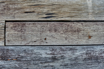 Old wooden planks with rusty nails texture background.