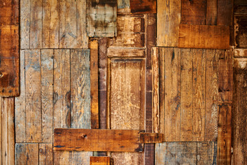 Old wooden panel for background texture.