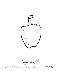 농산물 일러스트 / 손으로 그린 과일과 채소 그림