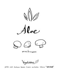 농산물 일러스트 / 손으로 그린 과일과 채소 그림