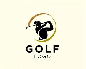 Foto op Canvas golf logo © syafart