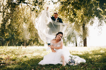 Happy couple.Wedding photo.Couple in love