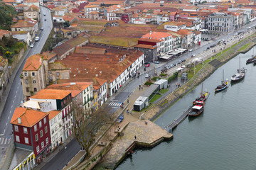 View of  Vila Nova de Gaia from Porto, Portugal