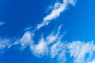 Blue sky with clouds background