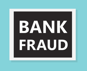 bank fraud concept- vector illustration