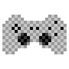Pixelated joystick icon