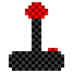 Pixelated joystick icon