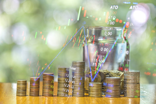 The  Business Coins as Saving and Stock Exchange Concept