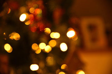 Fototapeta premium Decorated X'mas tree