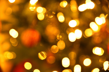Fototapeta premium Decorated X'mas tree