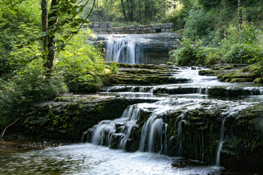 Herisson waterfalls in Jura France