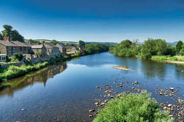The River South Tyne at Haydon Bridge, Northumberland.