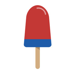 Colorful summer popsicle