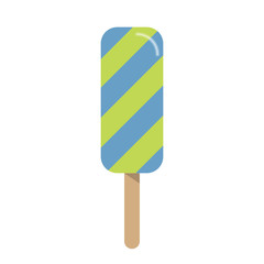 Colorful summer popsicle