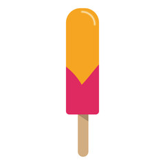 Colorful summer popsicle