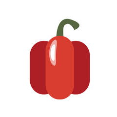 Nature organic vegetable red pepper