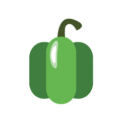 Nature organic vegetable green pepper
