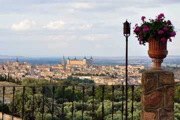 Vistar Alcazar de Toledo, España