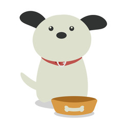 Vector nursery cute wild mammal animal pet dog