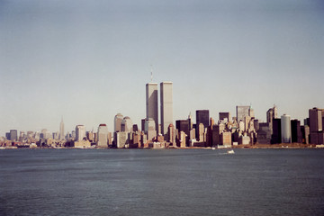 1993, New York et son world trade center - obrazy, fototapety, plakaty