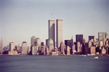 Fotobehang Manhattan 1993, New York et son world trade center