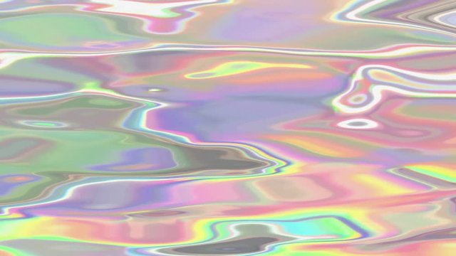 Real silver foil with liquid effect. Silver wrinkled foil motion animation.
