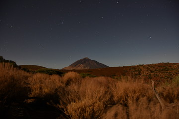 Naklejka premium PAISAJE NOCTURNO