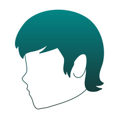 Man faceless head vector illustration graphic design
