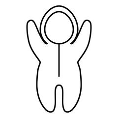 baby girl clothes over white background, vector illustration