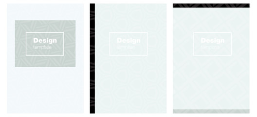 Light Green vector template for journals.