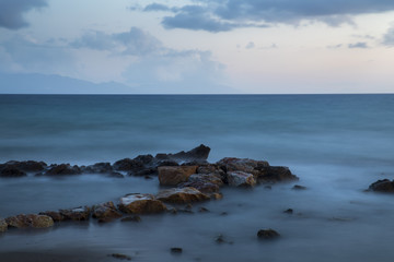 Sea Landscape ,Sea Stones ,Long Exposure