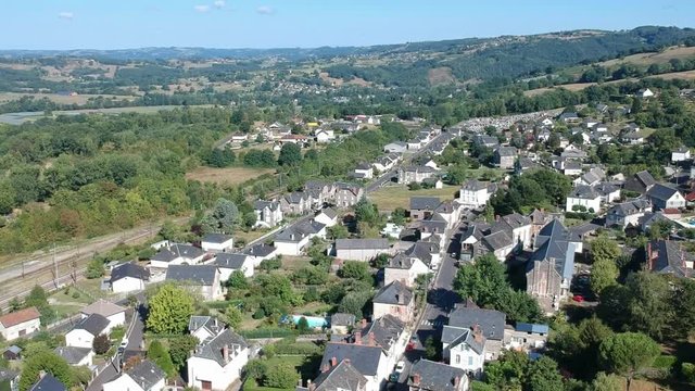 Allassac - Vue a&eacute;rienne (Corr&egrave;ze - France)